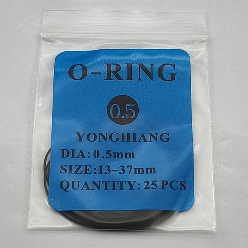 Watch Case Repair Tool Rubber Waterproof Ring Oil-resistant Watch Bottom Cover Gasket O-Ring Seal Gasket Fit Watchmaker