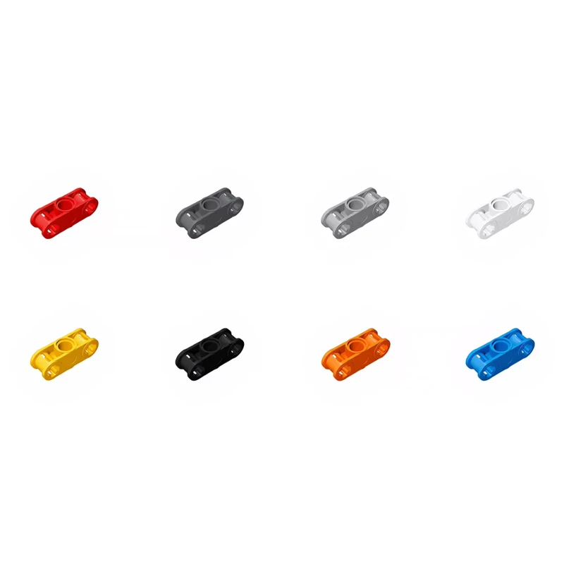

55pcs MOC compatible 2184 building block parts orthogonal double axis hole connector DIY technology parts