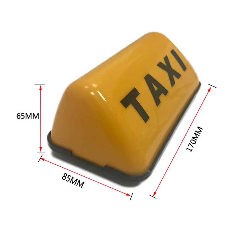 12V Taxi Sign Roof Roof Double-sided Adhesive LED Light Waterproof Taxi Roof Light Roof Sign Rental Lamp