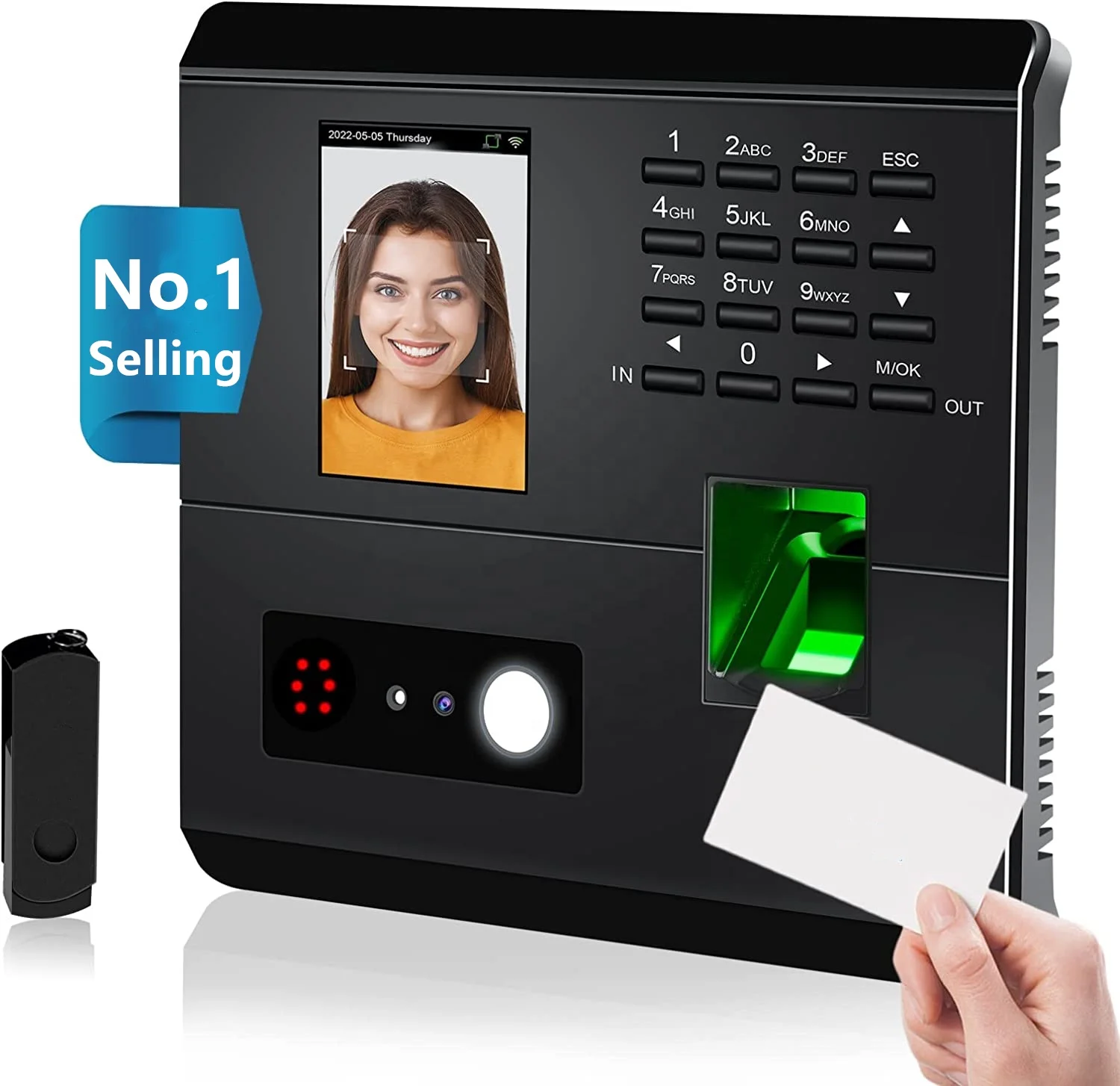 Masked Biometric Time Attendance System Face Recognition Attendance