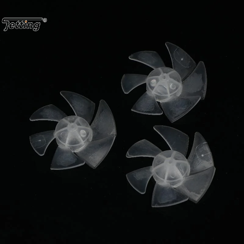 2/4/10Pcs Small Power Plastic Wind Wheel 6 Blades Transparent Mini Fan Blade For Hairdryer Motor Replacement Parts