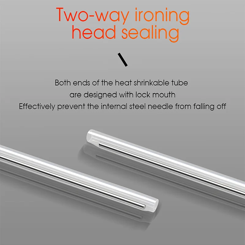 الألياف البصرية أنابيب الانكماش الحراري الألياف البصرية الأساسية لصق حامي أنبوب FTTH 60 مللي متر الألياف العارية الانصهار الربط الساخن تذوب كم