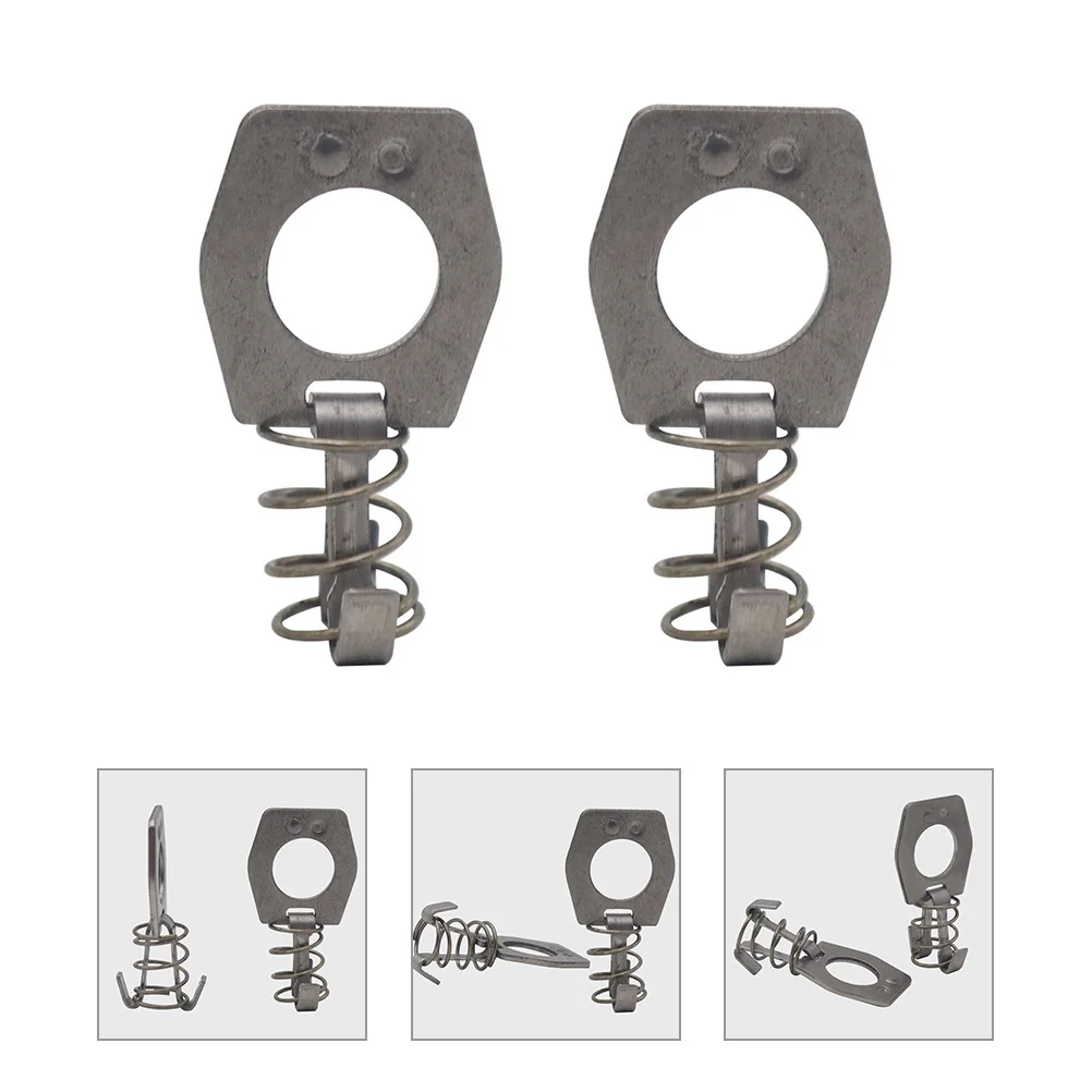 2 قطعة مزلاج باب سخان المياه Rv قفل كامة من الفولاذ المقاوم للصدأ لملحقات المقطورة لون فضي يناسب موديلات مختلفة سهلة #3