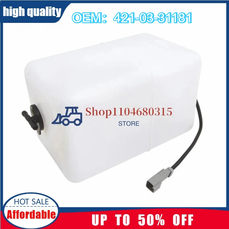 Reserve Water Expansion Tank 421-03-31181 4210331181 Cooling For Wheel Loader WA270 WA320 WA380 WA430 WA470 WA480