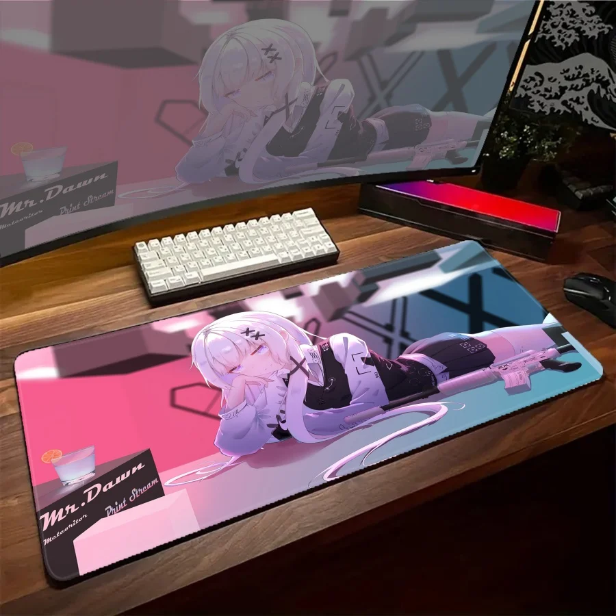 Computer Mouse Pad CSGO Girl Big Gamer PC Desk Mat Fast Delivery Non-slip soft XXL Accessories Setup Mousepad Large 900x400 Mat