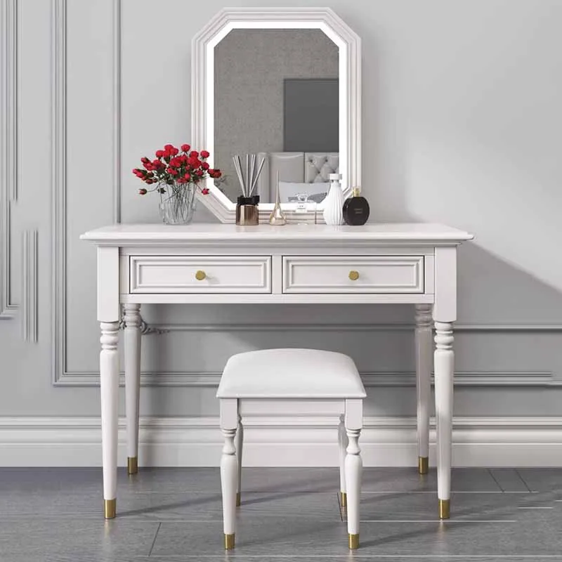 

White Stool Girl Dresser Eithe Drawers Box Nordic Women Luxury Dressing Table Storage Living Room Comoda Pra Quarto Furniture