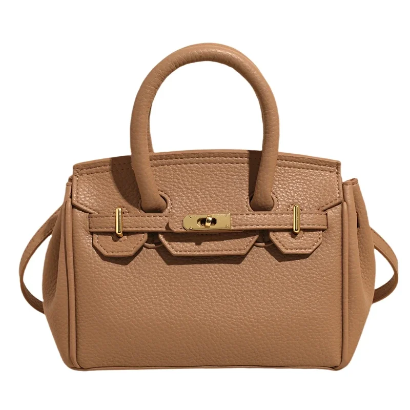 حقيبة كتف أنيقة للسيدات من العلامة التجارية الفاخرة - حقيبة ساعي جلدية فاخرة من تصميم المصمم الشهير للنساء #5