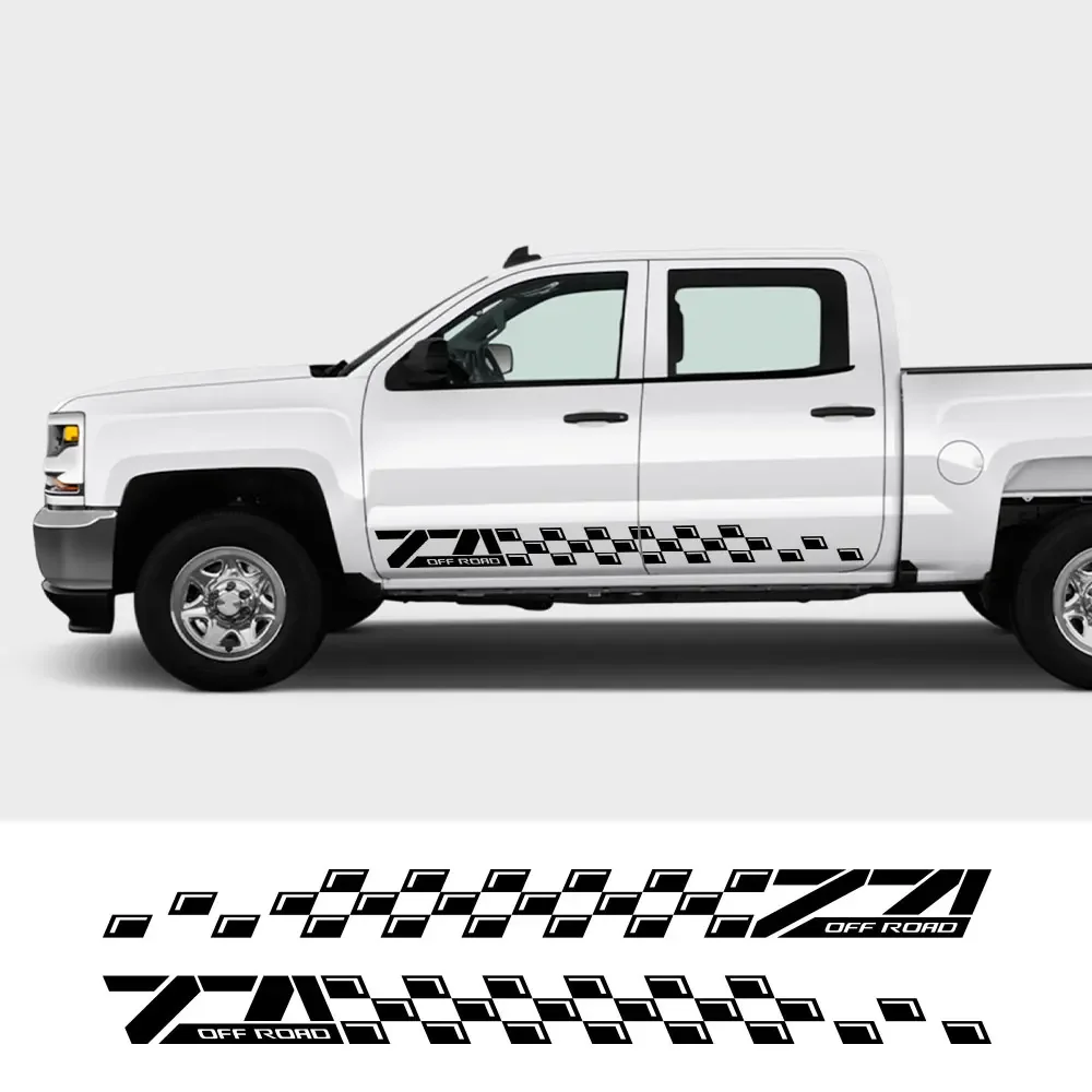 

Car Stickers Pickup Door Side Stripes Decals For Chevrolet Colorado Silverado Z71 Vinyl Film Custom Decor Cover Auto Accessories
