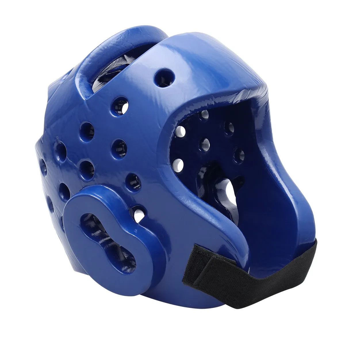 Taekwondo Eva Shock-Absorbent Sparring Headgear for Karate Mma Kickboxing Air-Vented Open-Face Design with Chin