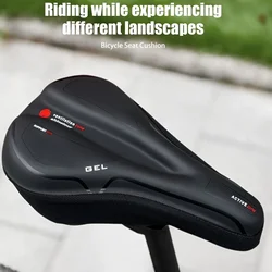 Bicycle Silicone Bike Seat Cushion, Waterproof, Thickened, Shock Proof, Super Soft Bicycle Seat Cover, Mtb Saddle saddle chair