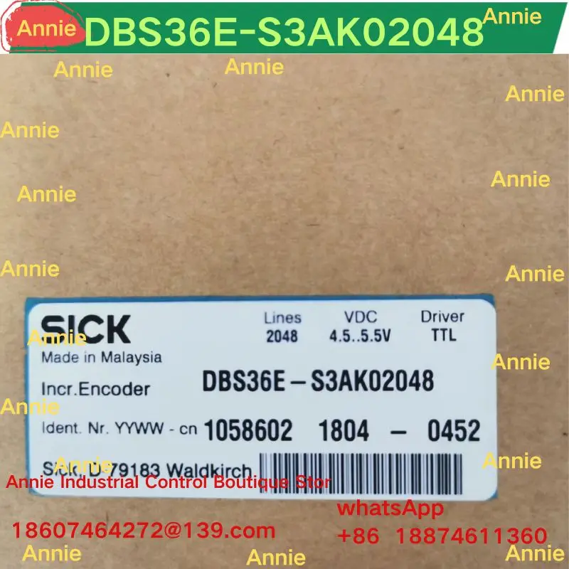 

Совершенно новый инкрементный энкодер DBS36E-S3AK02048