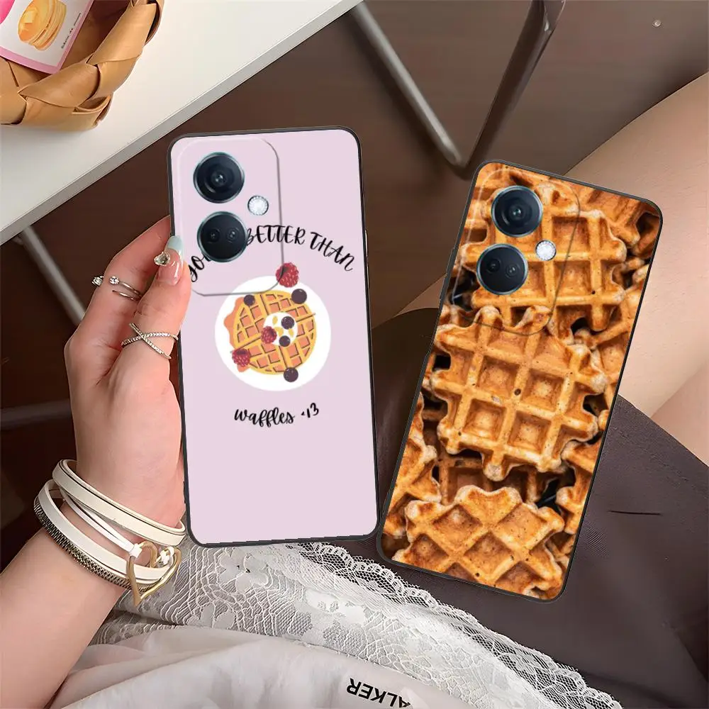 

Чехол для телефона с изображением вкусных вафель для OPPO Find X9 X8 X7 X6 X5 X3 X2 Plus s Pro Ultra Lite, красочный принт, красивый дизайн