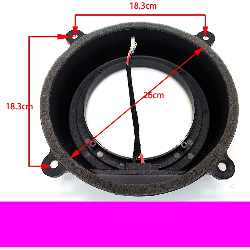 Une paire 6.5 pouces pour Mazda Atez Ankesaila CX-4 CX-5 CX7 Conversion Audio 6 Haut-parleur Pad Entretoises Twecirculation invite ket Adaptateur Mount