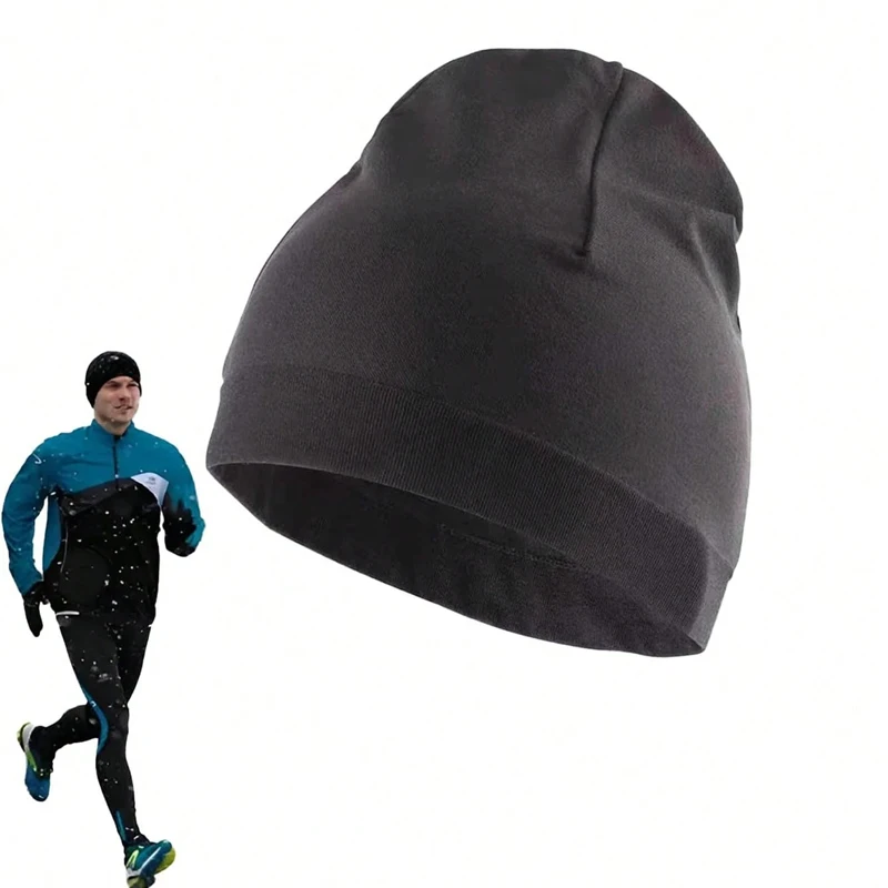 Bequeme und atmungsaktive Beanie-Mütze, weiche Fahrrad-Kopfkappe, Wintermützen für Herren und Damen, geeignet zum Warmhalten