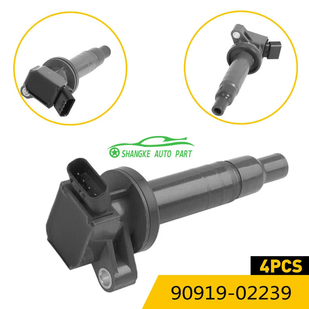 정품 직접 점화 코일, 1999-2008 Ttoyota Celica Corolla Matrix Celica MR2 용 OEM 90919-02239, 90919-02262, UF-247, C1249