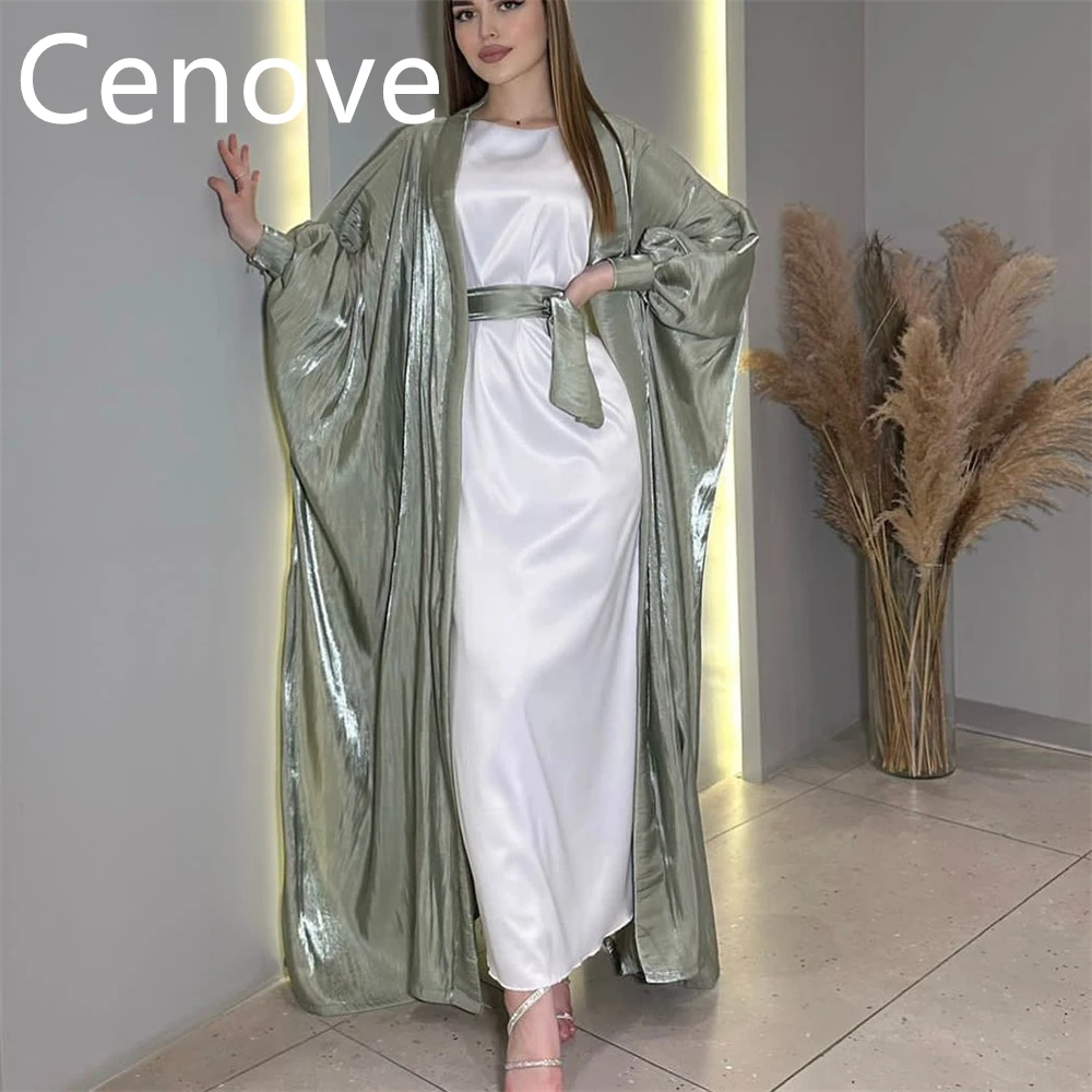 

Cenove Popular O Neck Prom Dress Ankle Length With Long Sleeves Evening Summer Party Dress For Women2023