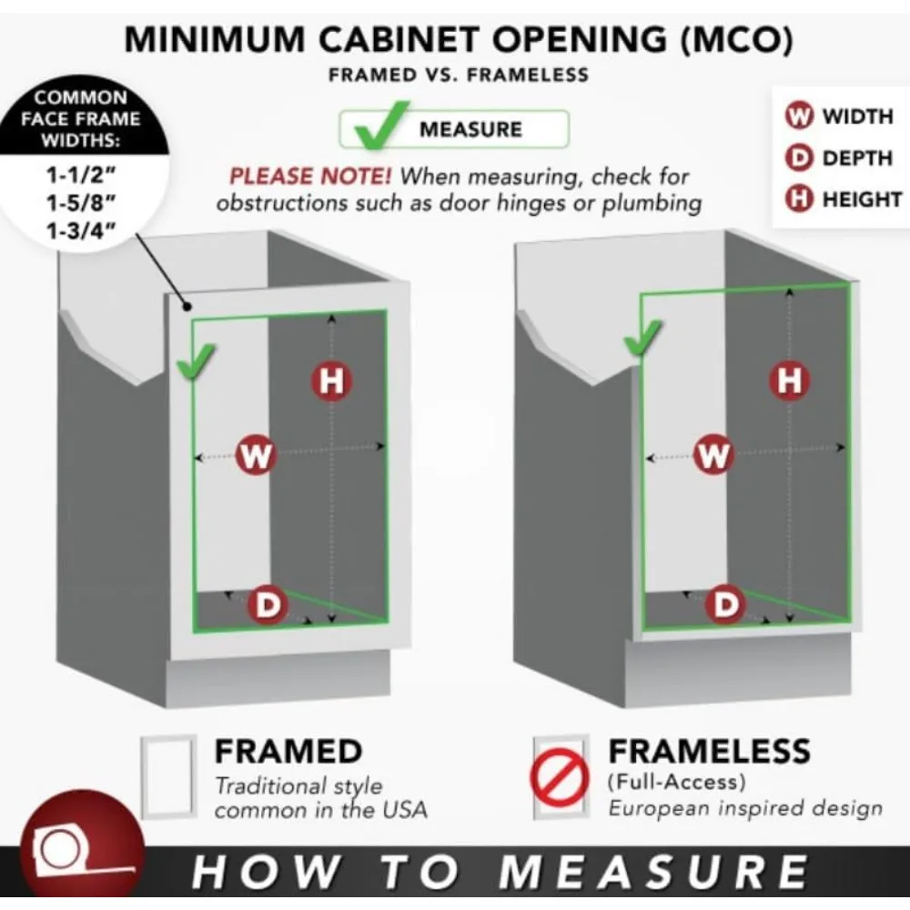 توصيل مجاني - مجموعة Lemans II ذات رفين كسول سوزان مع إغلاق ناعم لخزائن الزاوية ذات القاعدة العمياء من الكروم والقيب
