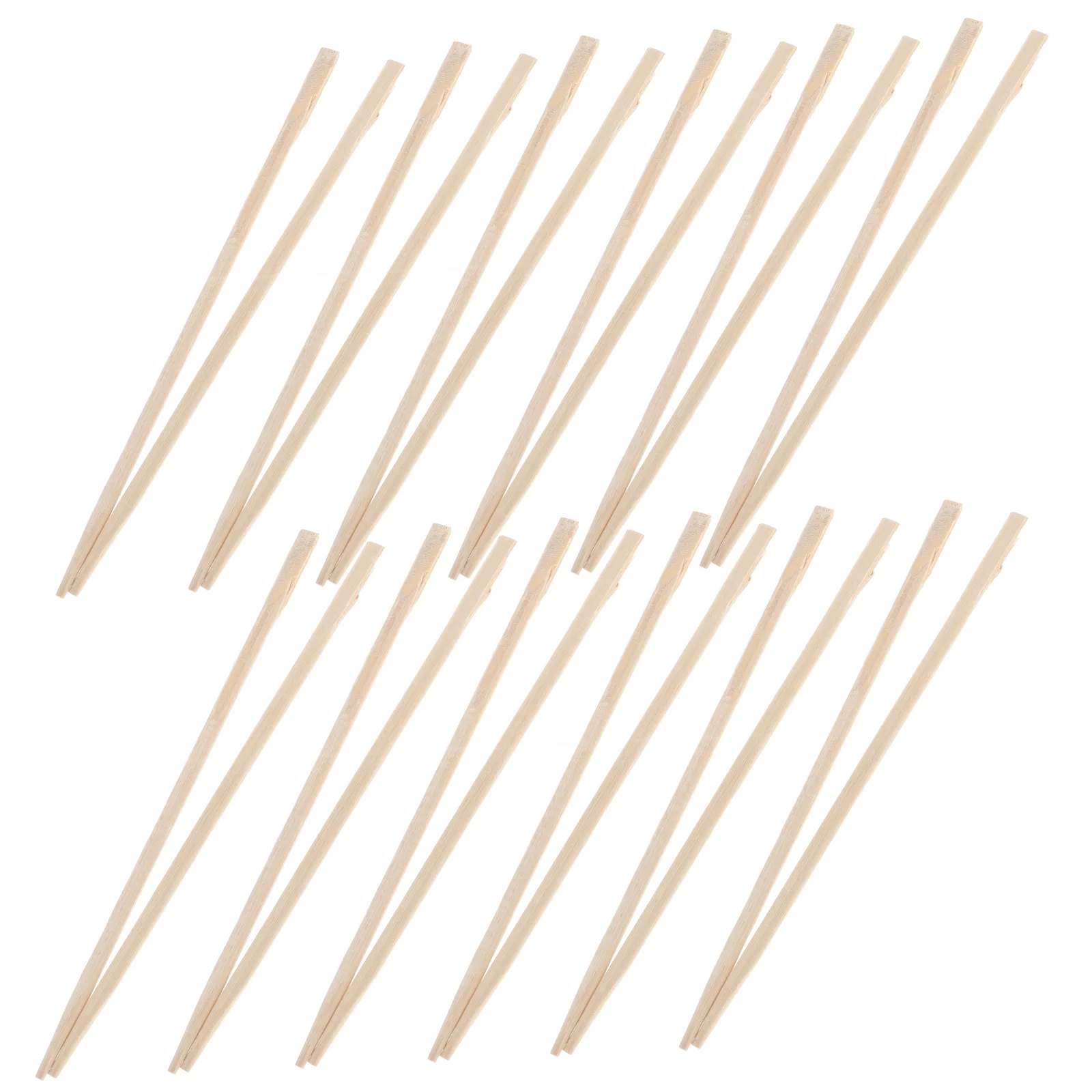 38 Pairs Wedding Banquet Bamboo Chopsticks Sleeved Wood Separated Kid Japanese-style Weddings Helper