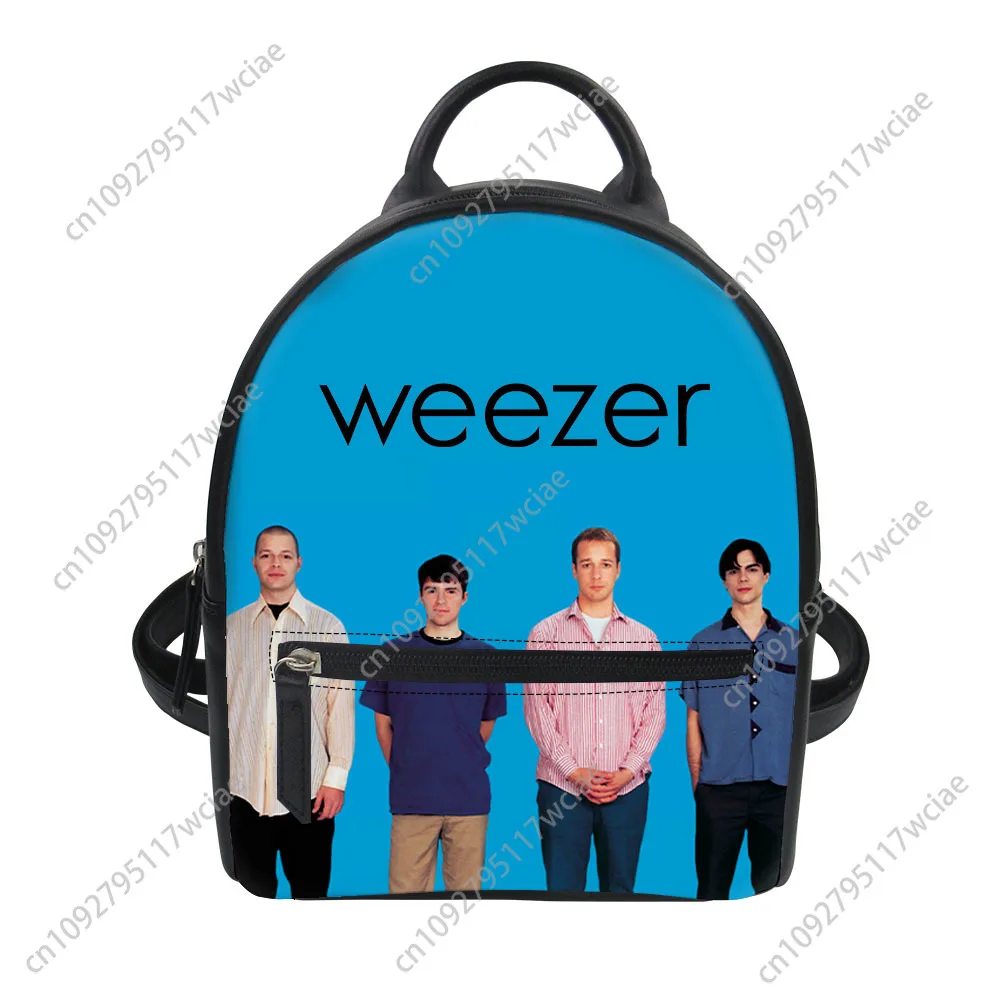 

Weezer Rock Band Custom Mini Small Backpack Purse Carter Schoolbags Double Shoulder Bag Mini Daypack Bag