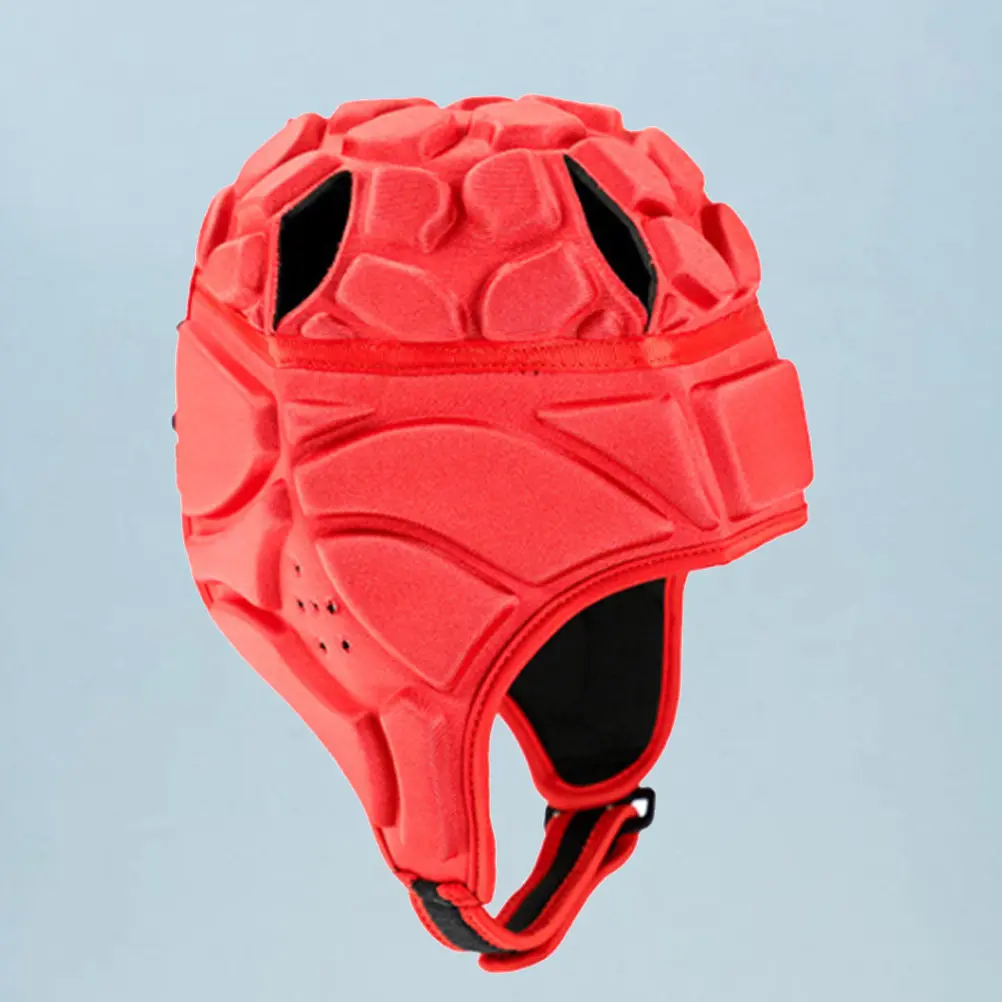 Breathable Adjustable Sports Headguard for Football Rugby Skating Goalkeeper Safety
