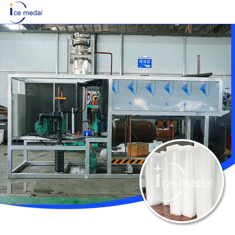 ICEMEDAL 30000kg/24hours China Manufacturer's Clear Ice High Cost Effectiveness Direct Cooling Block Ice Machine 3T Factory