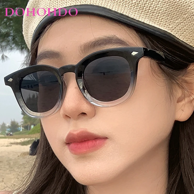 

Classic Vintage Small Round Frame Rice Nail Sunglasses Women Retro Luxury Brand Eyeglass Man Travel Driving Shades UV400 Очк