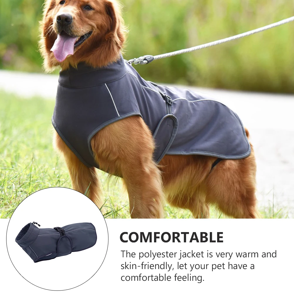 

Pet Supplies Warm Clothing Dog Jacket Rain Coats for Dogs Jackets Raincoat Witnter Raincoats Grey