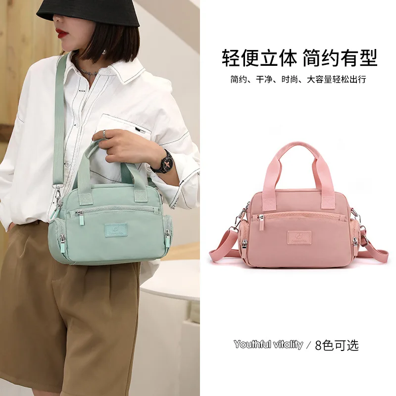 

Waterproof Nylon Crossbag Women Handbag Fashion Large Capacity Shoulder Bag Ladies Shoulder Bags Durable Messenger Crossbody Bag