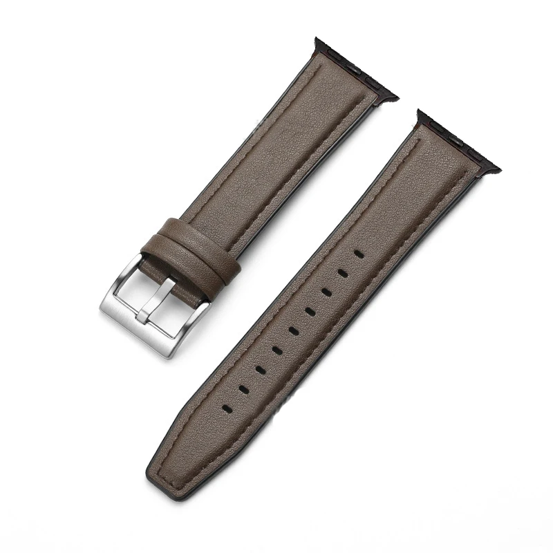 49 45 44mm cinturino in pelle siliconica per IWO Series 6 7 8 Ultra Smart Watch T500 W27 XS8 Smartwatch T900 Pro S8 X8 Max braccialetti