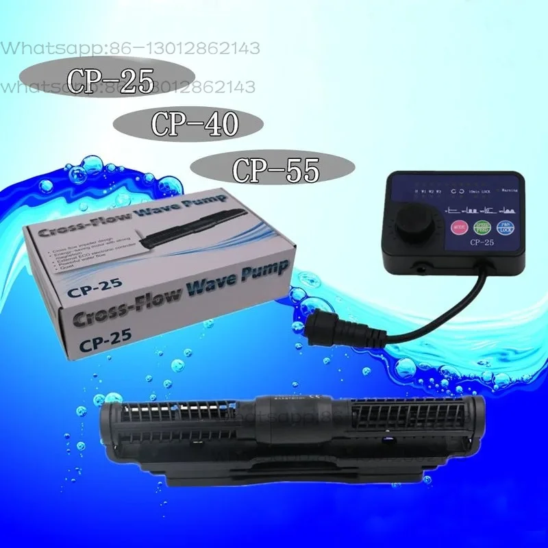 25W 40W 55W Submersible Water Pump  CP25 CP40 CP55 100V-240V Aquarium Wave Maker Crossflow Fish Tank Circulation Pump