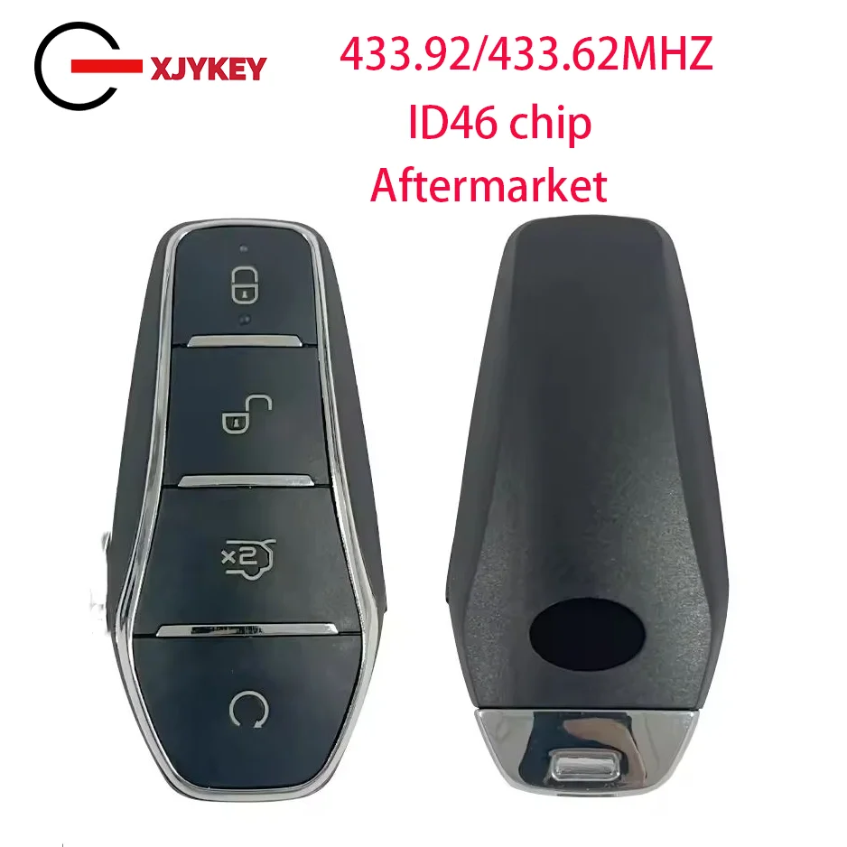

Послепродажный 4-кнопочный смарт-ключ ID46 433,92/433,62 МГц F4H F4AM F4AT F4H для BYD Qin Plus DM-i Qin Plus EV YUAN PLUS SON