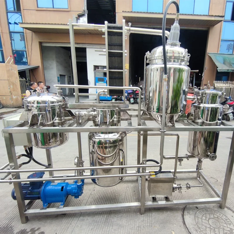 Evaporation Machine Steam Driven Vacuum Concentrator Low Temperature Saving for Pectin Extraction Condensing