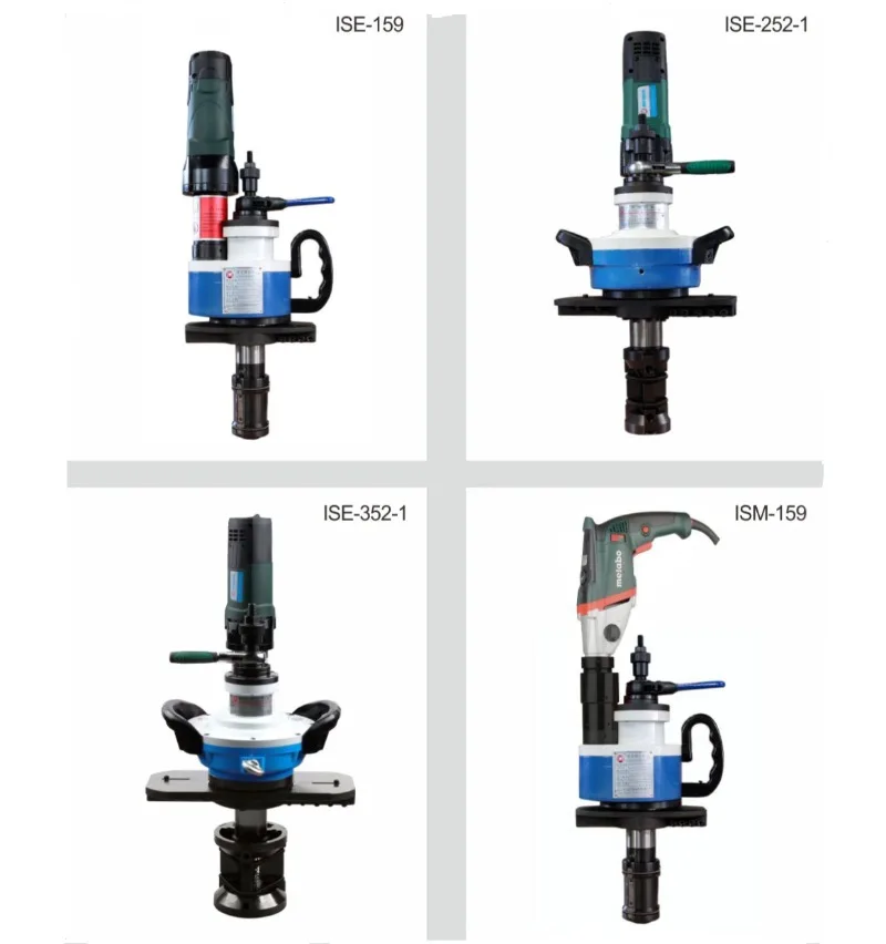 ISP-159 inside-diameter mounted 65-159mm pipe beveling machine with 4sets expanding blocks