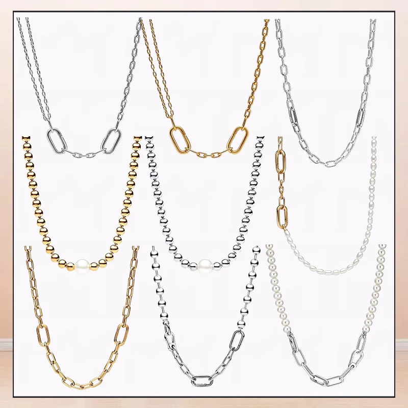 שרשרת אופנה קלאסית מכסף 925, רב מכר, עם תליון יוקרתי, מושלמת למתנה לחברה שלך