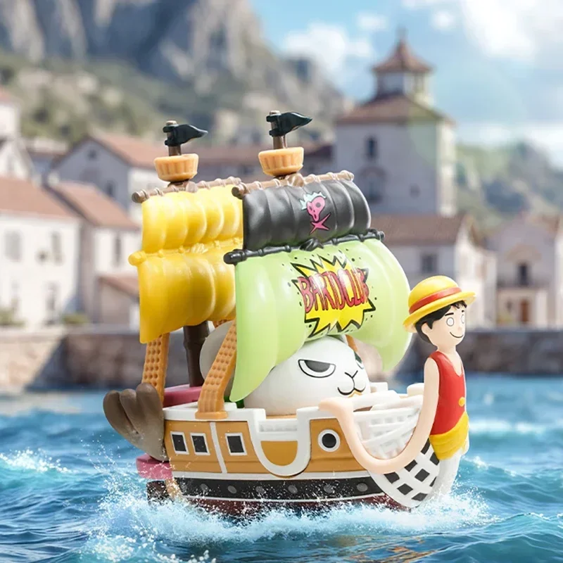 POP MART ONE PIECE the Grand Line Series Vehicles Blind Box Anime Figure Cute Doll Desktop Ornaments Collection Guess Bag Toys image 3