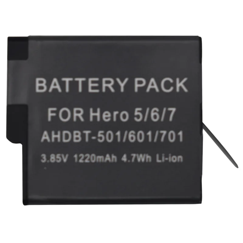 10 Buah MaxWee Asli untuk GoPro Hero 7 Hero 6 Hero 5 Baterai Untuk Go Pro Hero 7 6 5 Baterai Kamera 1220MaH