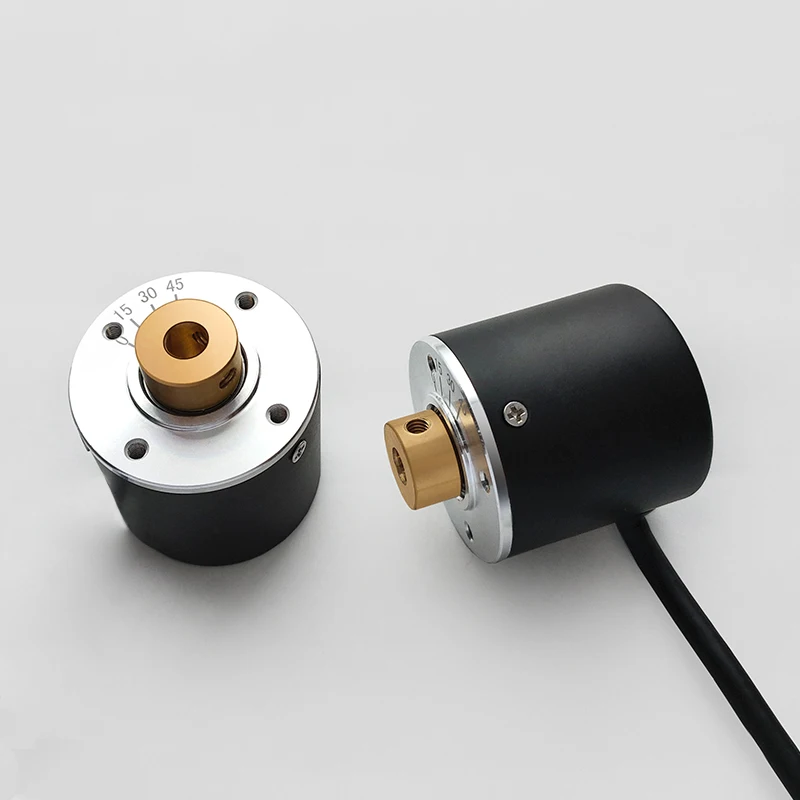 Angle Sensor, 360 Degree Rotation Without Dead Angle Position Magnetic Encoder Angular Displacement Sensor