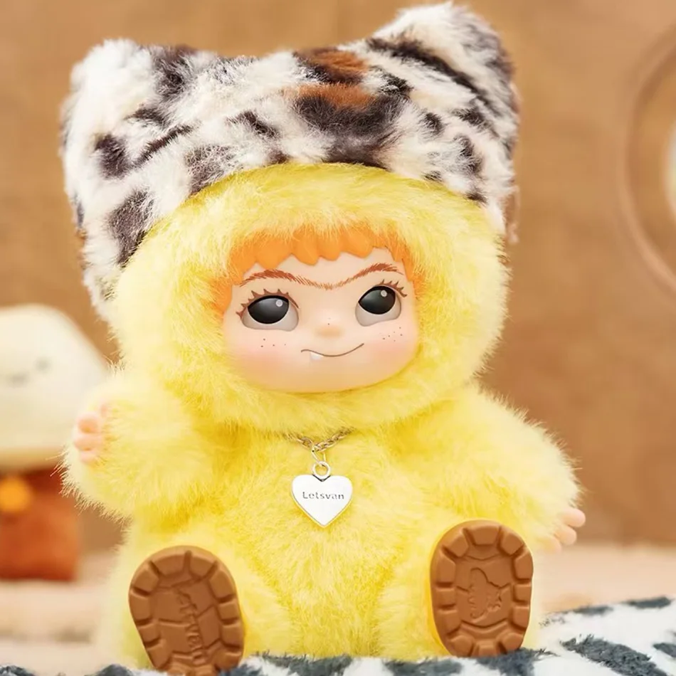 Kawai Pular Peluche Mao Mao Bambola in vinile - Scatola cieca carina Serie Divertimento regalo di ornamenti per feste fatti a mano