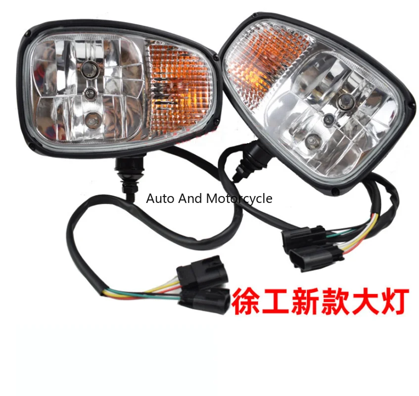 For New Loader Forklift Accessories XCMG 500KL Lighting Headlight With Turn Signal Assembly