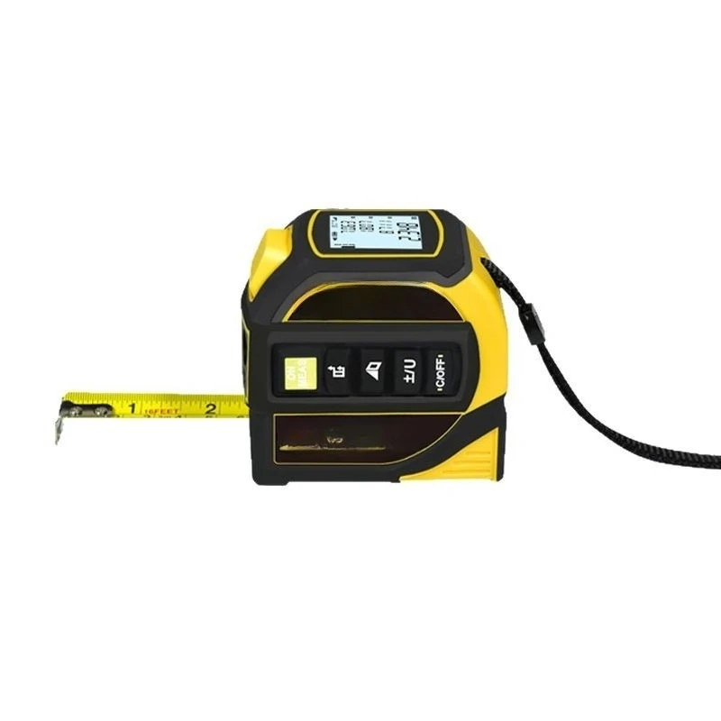 

Laser Tape Measure Infrared Rangefinder High Precision Four-in-One Cross Marking Metric Tape Measure Rangefinder