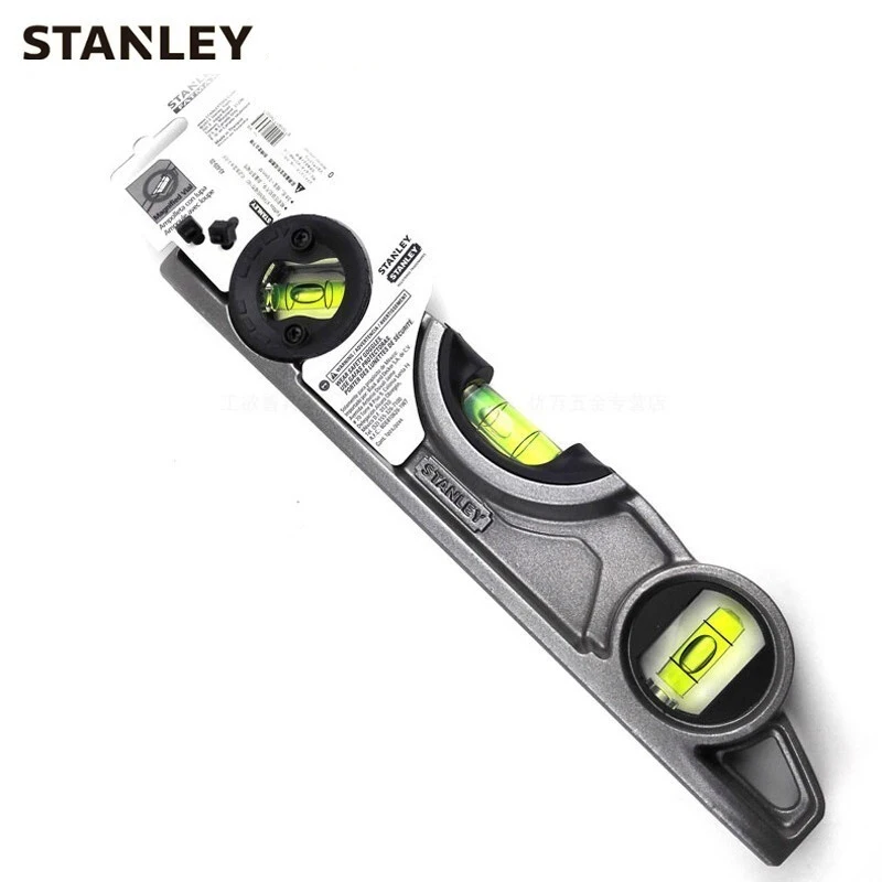 STANLEY 43-609-20 Fatmax Xtreme Magnetic 180° Adjustable Torpedo Level High Precision Leveling Tape Renovation Balance Tape