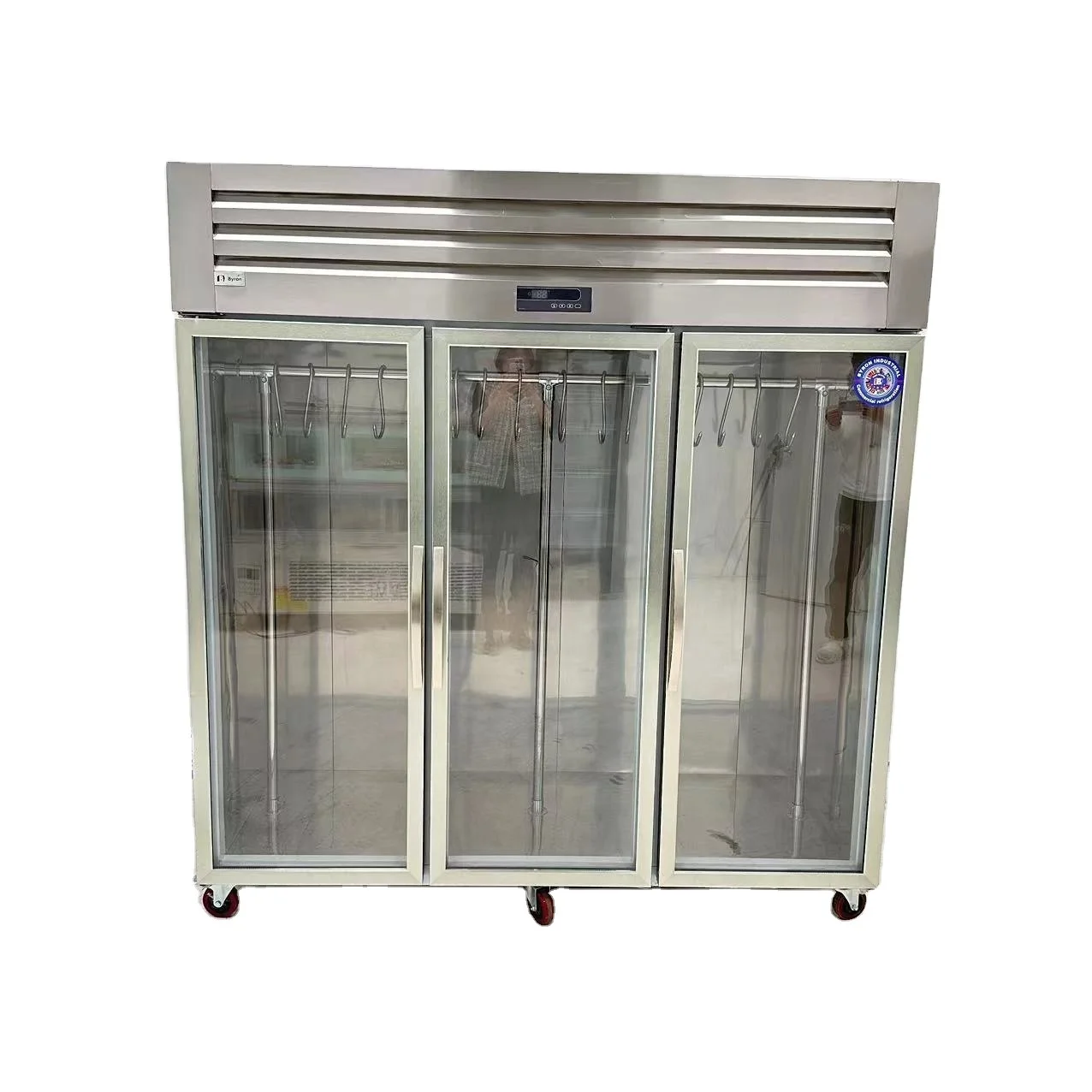 Fresh Meat Fresh Cold Fridge Deluxe Meat Fresh Keeping Display Hanging Meat Cabinet Commercial Freezer