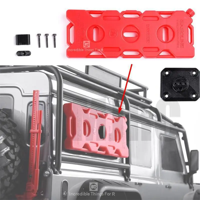 Ferramenta portátil de plástico para peças automotivas Rc, para 1/10 Rc Crawler Trx4 Trx6 Axial Scx10 90046 Redcat Gen8