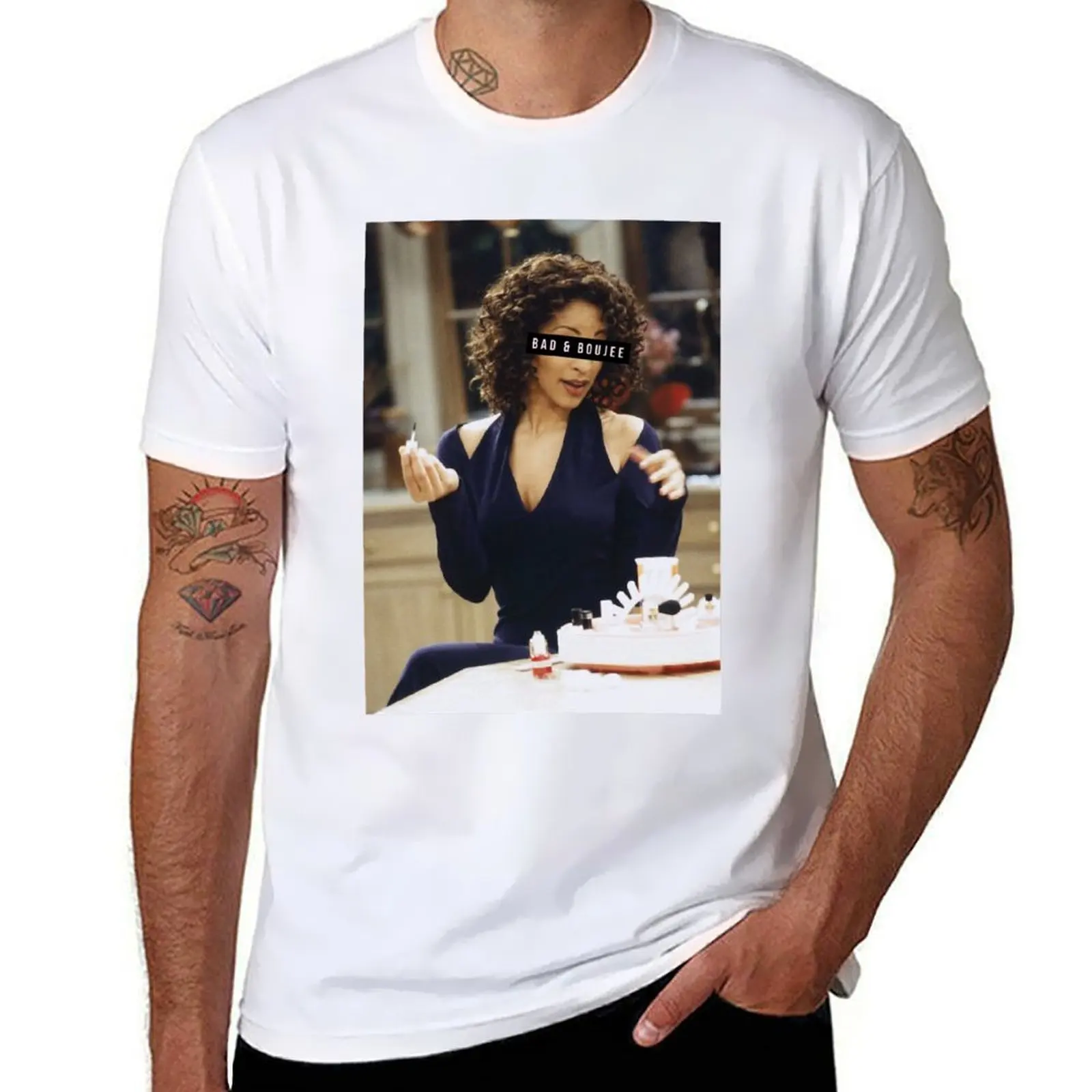 

Bad and Boujee Hillary Banks 1 T-Shirt man t shirt designer t shirts for man pack cotton T-Shirt