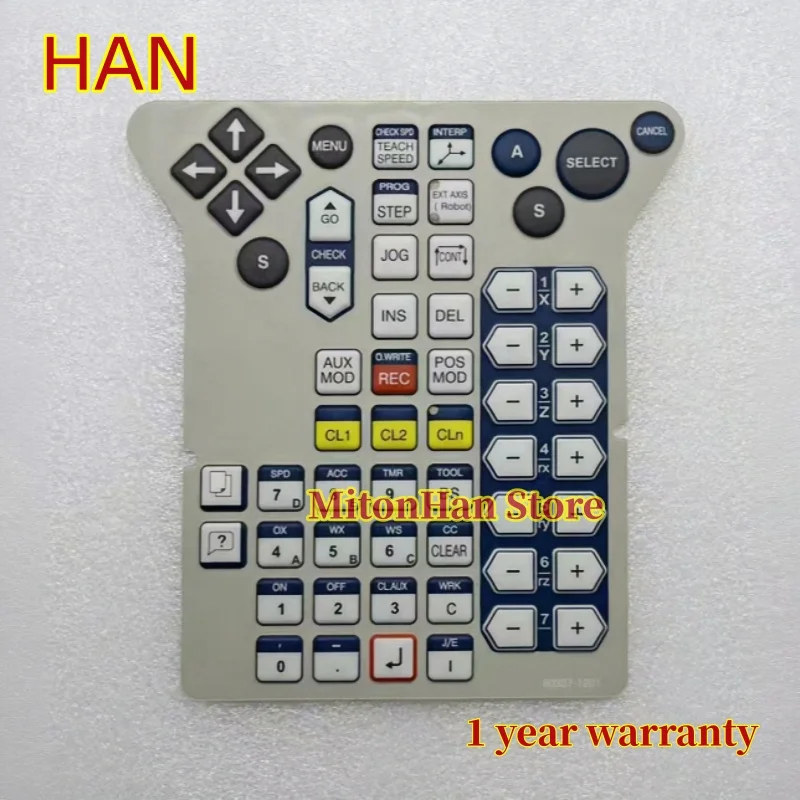 

Brand New For Kawasaki Teach Pendant 60337-1201 60337 1201 Membrane Keyboard Protective Film