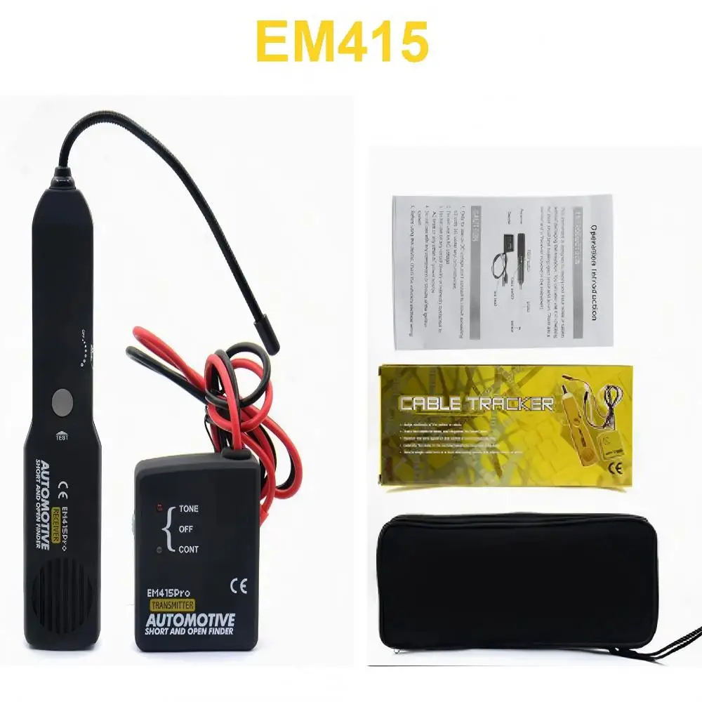 

EM415 pro Automotive Transponder Tester with Flexible Probe Short Cable DC6-42V Vehicle Repair Detector Wire Tracer for Diagnost