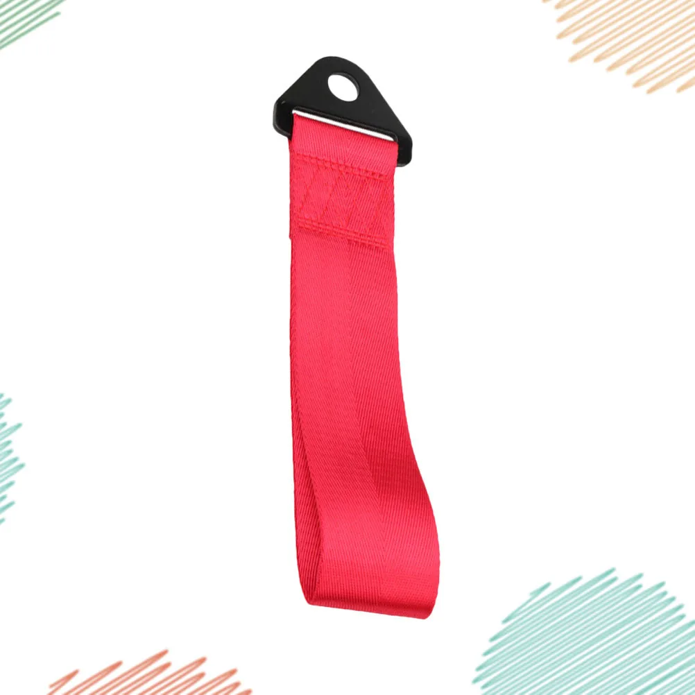 

2-3 Tons Simple Hauling Luminous Car Towing Hauling Rope Durable Rope For Safe Slow Pulling Red