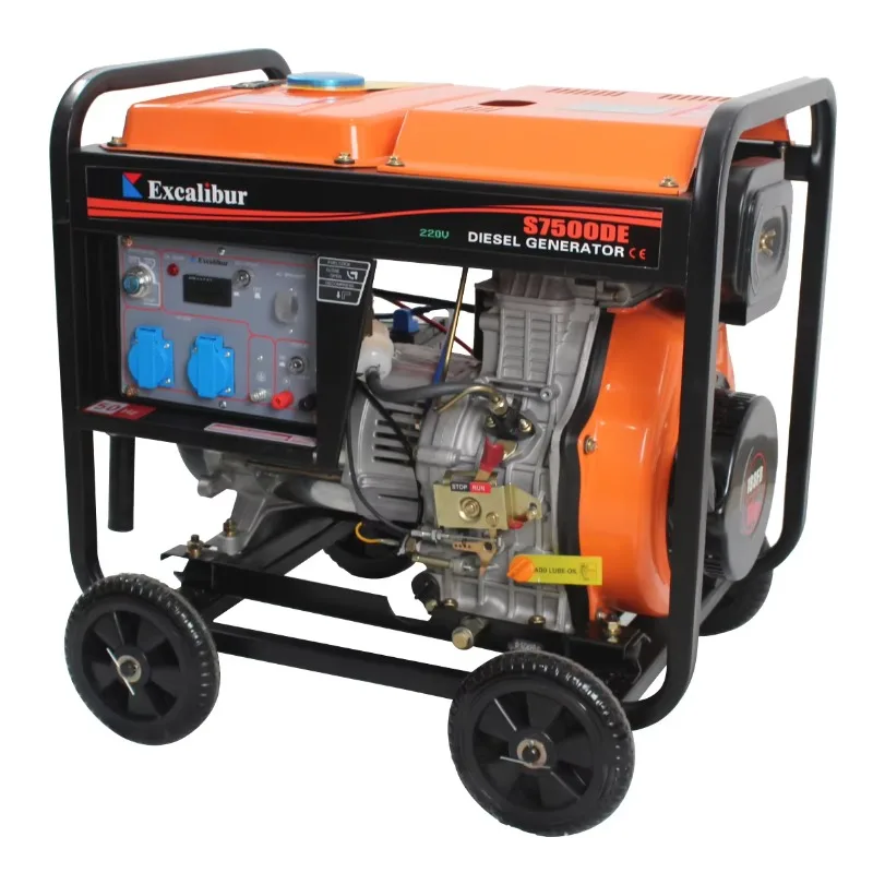 High - Power Output Efficient Fuel Consumption CE - Certified 50HZ 60HZ 7HP 3.0KW Open Diesel Generator