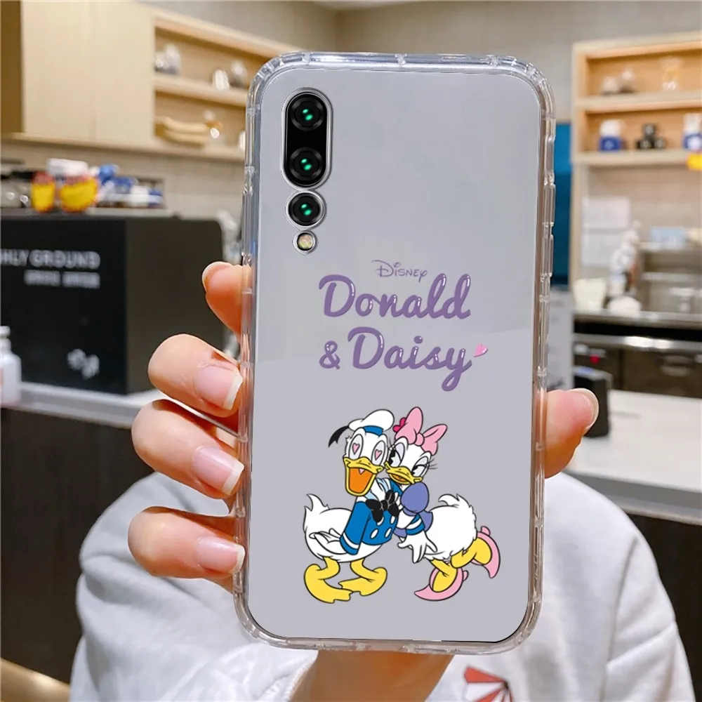 Cute D-Daisy Duck Phone Case For Xiaomi 11 Redmi Note 11 5G 8T 9A 9 10T Note8Pro Note9 12SUltra Transparent Case