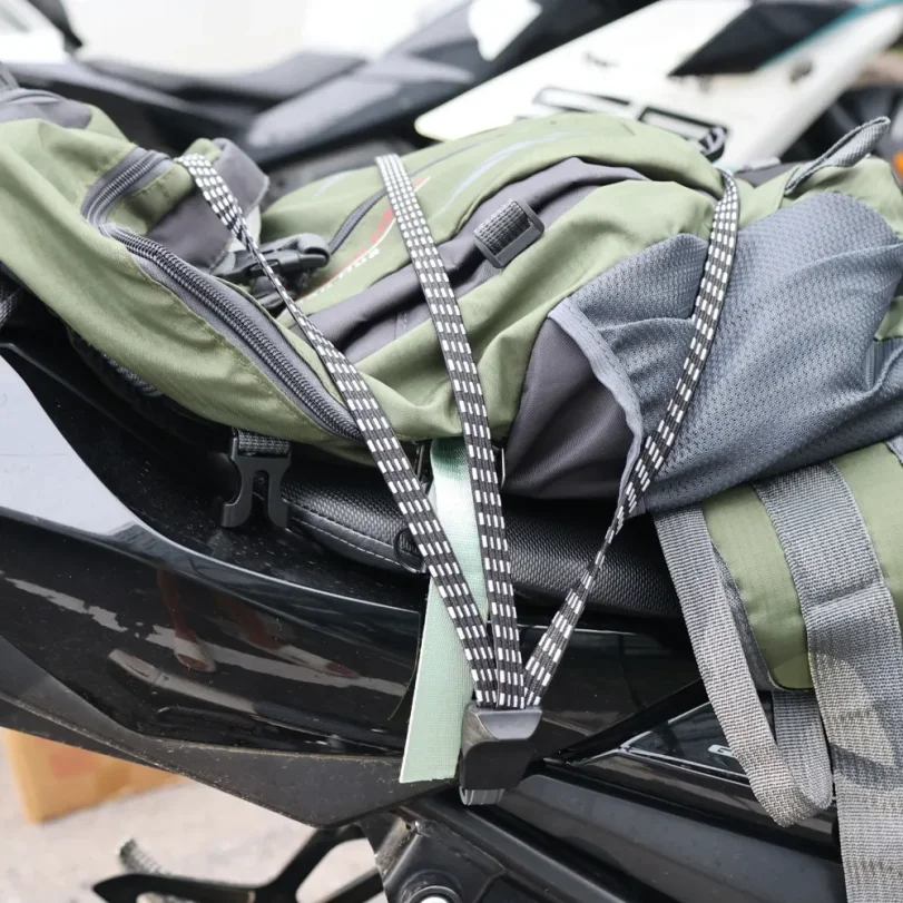 Motorcycle Luggage Strap Adjus - đánh giá và giá Cargo Net Bungee Cord Motorcycle Helmet